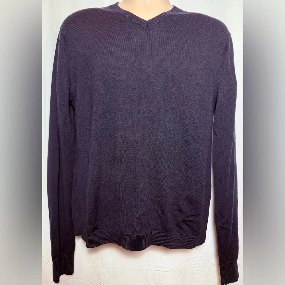 J. CREW Merino Wool V-Neck Sweater